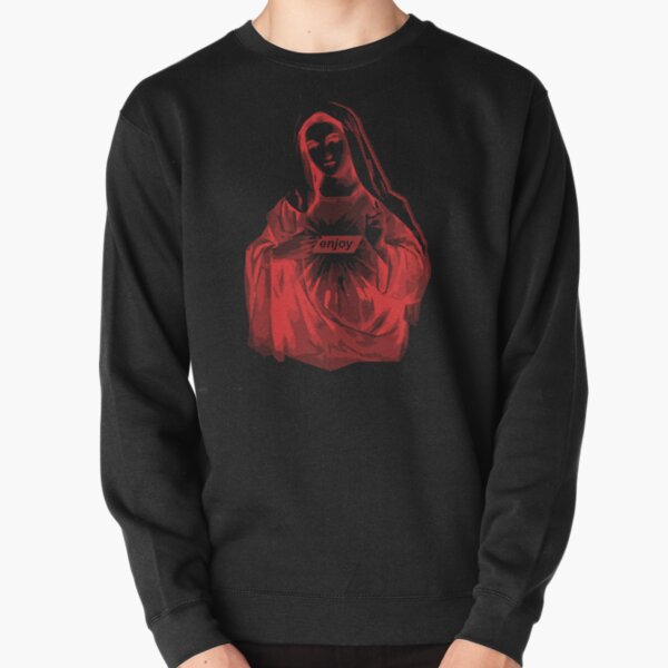 Enjoy Mary | Red Pullover Sweatshirt