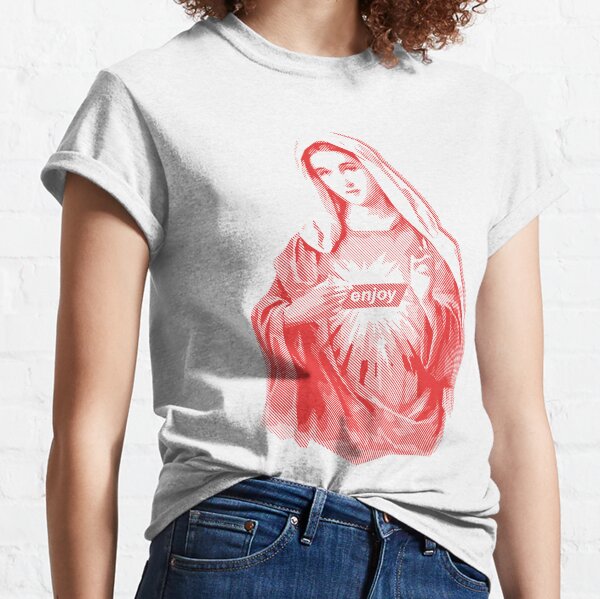 Enjoy Mary | Red Classic T-Shirt