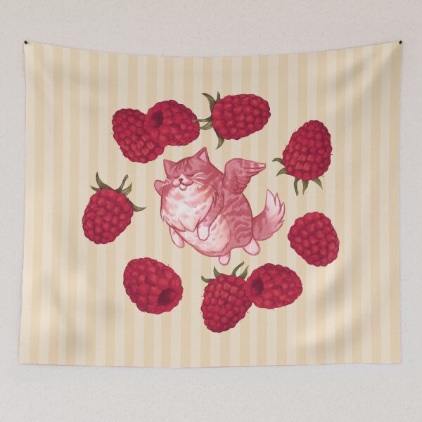 Item preview, Raspberry Kitty designed and sold by Okaaa.