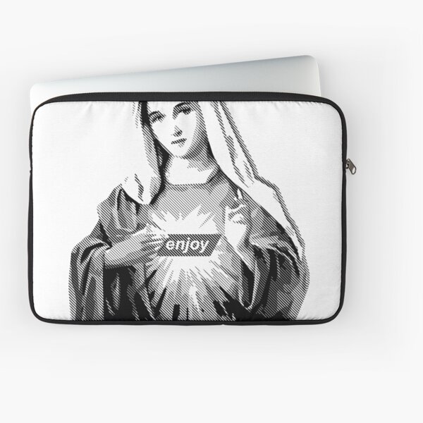Enjoy Mary | Black Laptop Sleeve
