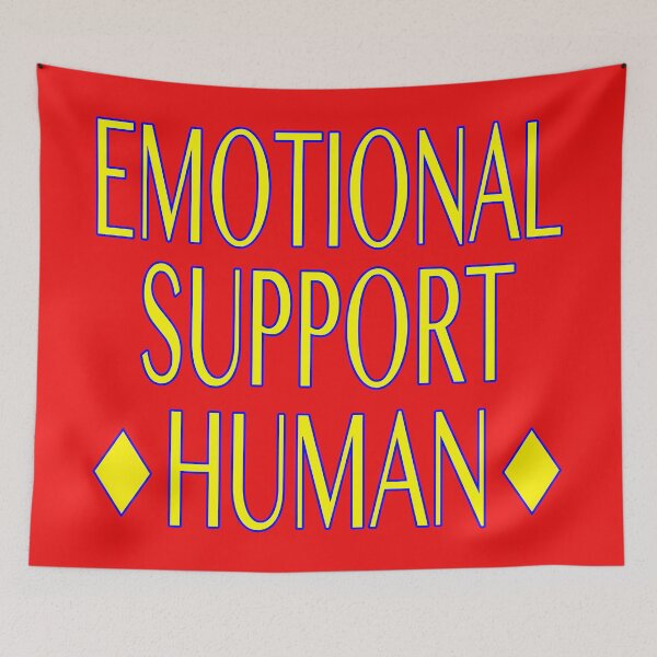 Item preview, Emotional Support Human designed and sold by EdwardMonet.