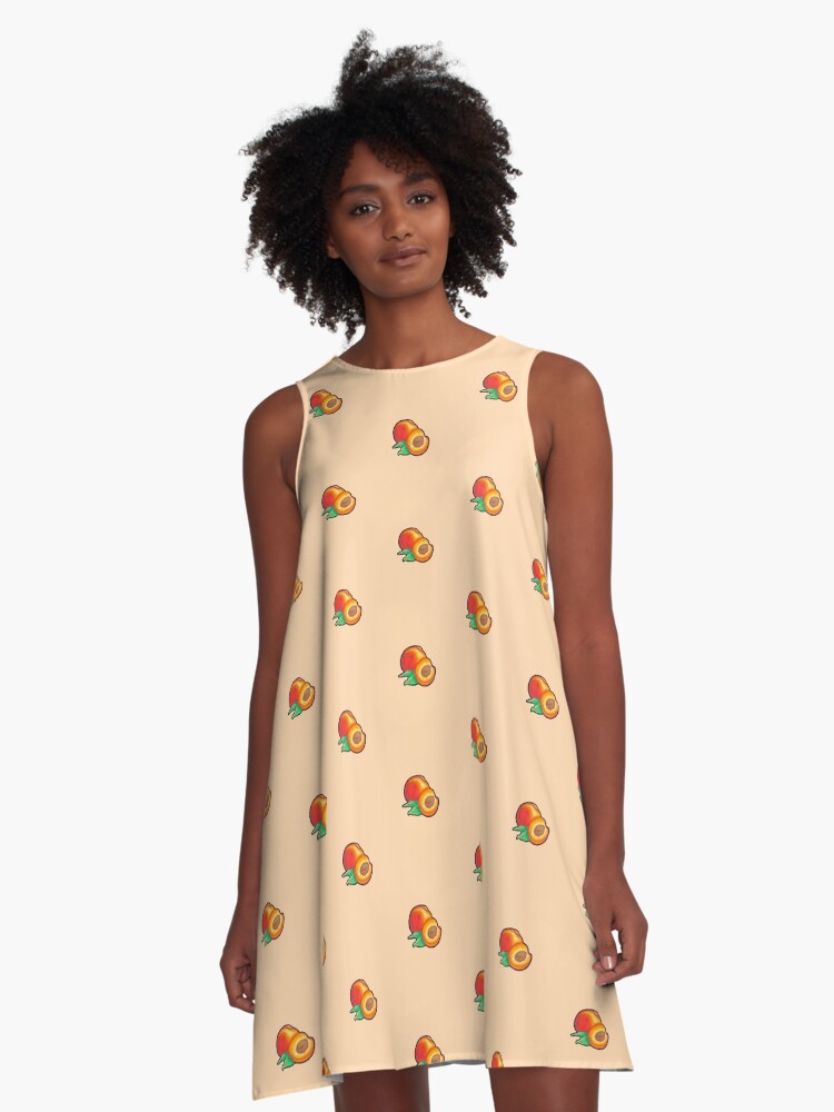 Dress with peaches on it hotsell