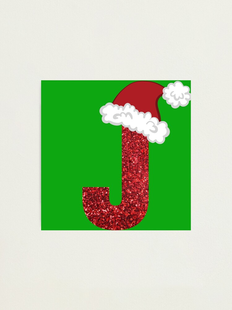 Sparkly Christmas Letter L Sticker for Sale by LiveAndGlow