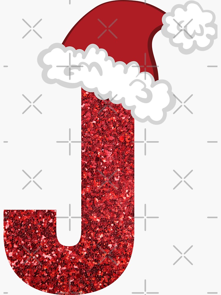 Sparkly Christmas Letter L Poster for Sale by LiveAndGlow