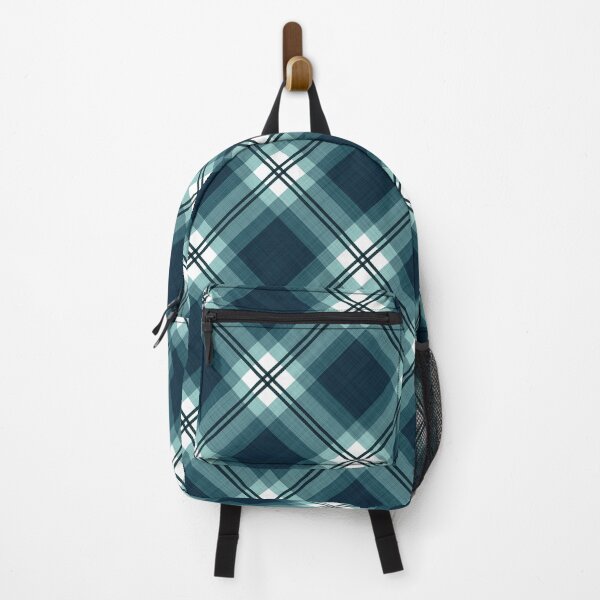 Item preview, Leaning Teal Plaid Pattern designed and sold by AdamP-Presents.