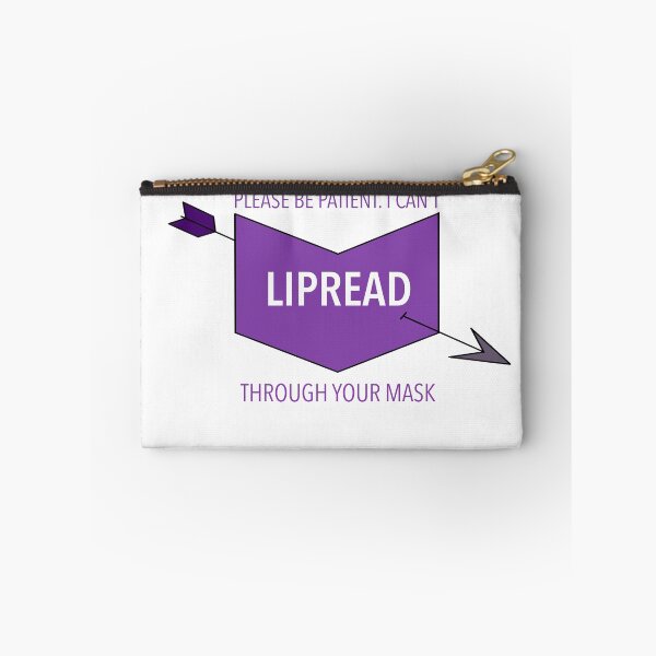 Item preview, DEAF Aware Lipread Mask Coronavirus Sign Language Symbol Patient designed and sold by Rocket Fox.