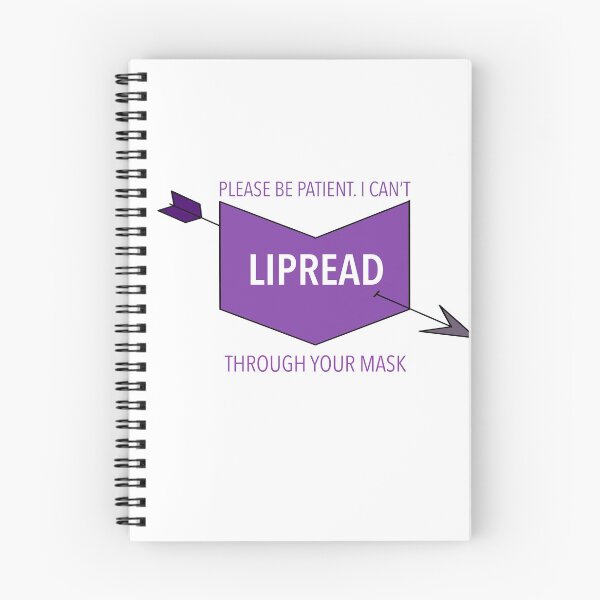 Item preview, DEAF Aware Lipread Mask Coronavirus Sign Language Symbol Patient designed and sold by Rocket Fox.