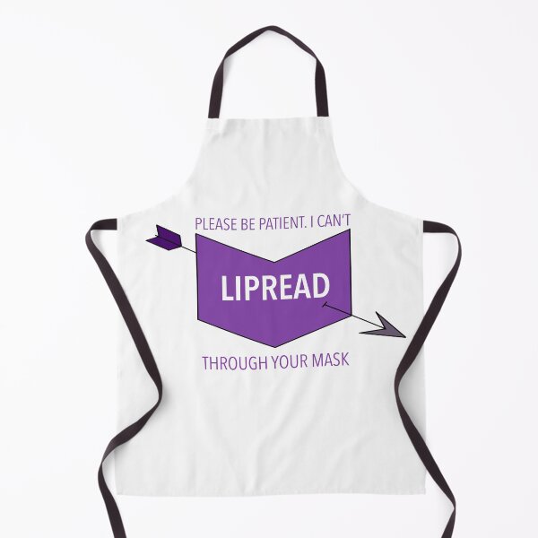 Item preview, DEAF Aware Lipread Mask Coronavirus Sign Language Symbol Patient designed and sold by Rocket Fox.