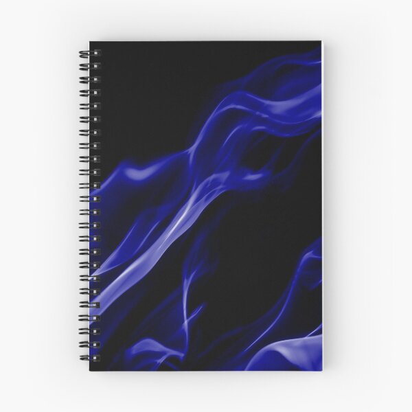 Item preview, Blue Flames on Black Background designed and sold by Darcy777.