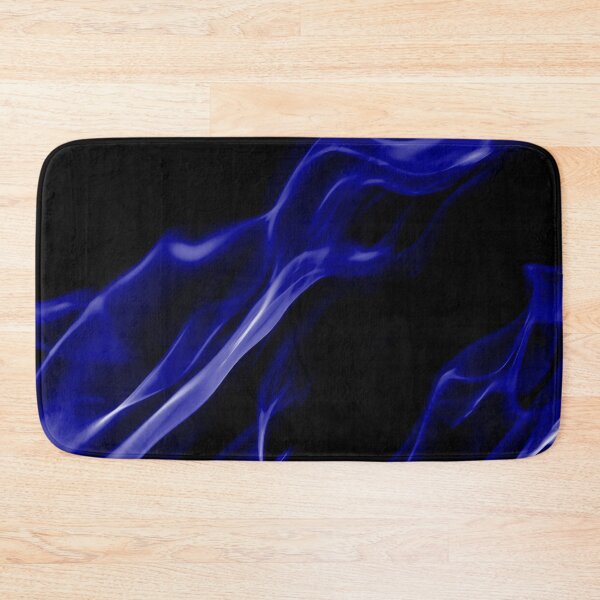 Item preview, Blue Flames on Black Background designed and sold by Darcy777.