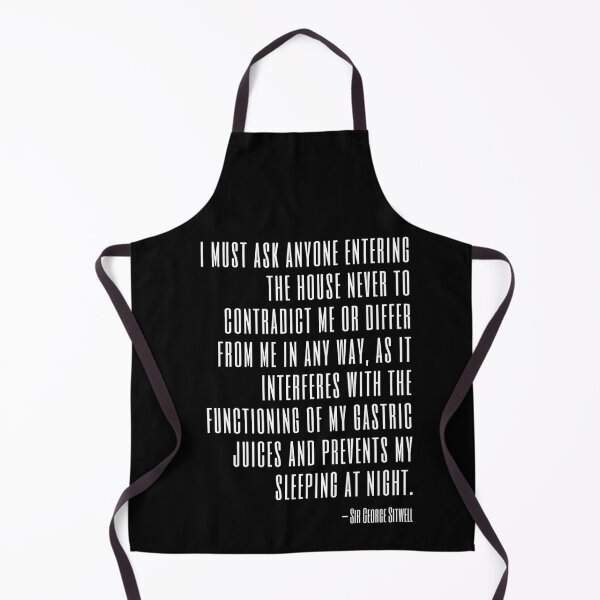 Item preview, (White) Functioning of My Gastric Juices - Sir George Sitwell Quote designed and sold by Hollie Black.