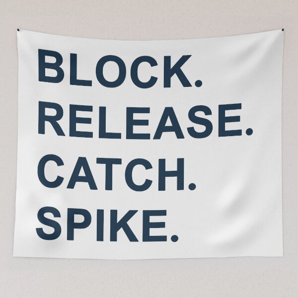 Item preview, Block Release Catch Spike T-Shirt designed and sold by UniqueStylistic.