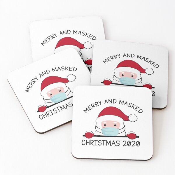 Item preview, Merry and Masked Christmas 2020 designed and sold by OrnamentallyYou.