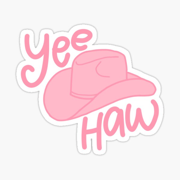 Disco Cowgirl Yeehaw Print Sticker By Terahbrynn | ubicaciondepersonas ...