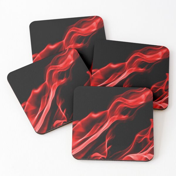 Item preview, Red Flames on Black Background designed and sold by Darcy777.