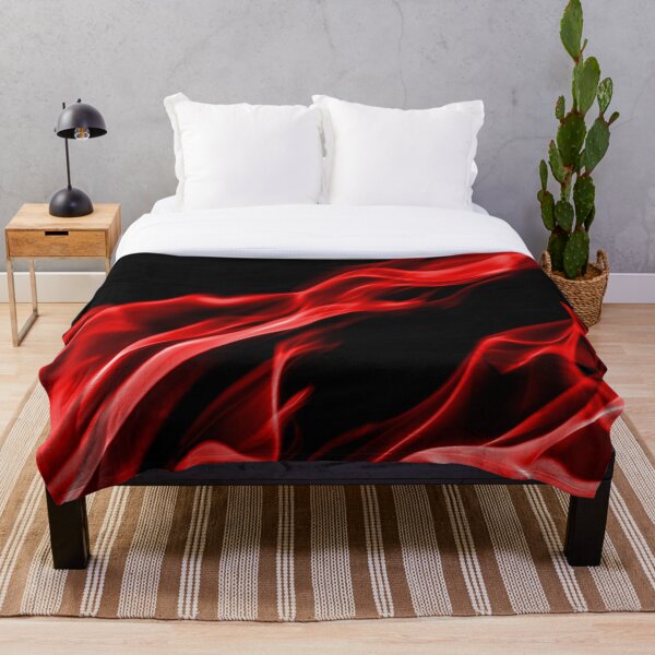 Item preview, Red Flames on Black Background designed and sold by Darcy777.