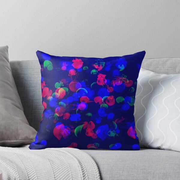 Item preview, Tiny Neon Blue Green and Red Jellyfish designed and sold by StayCuztom.