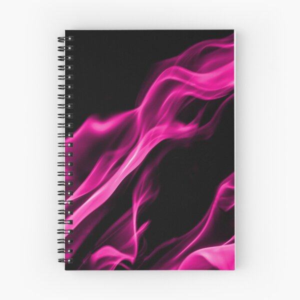 Item preview, Pink Flames on Black Background designed and sold by Darcy777.