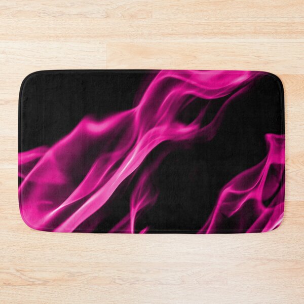 Item preview, Pink Flames on Black Background designed and sold by Darcy777.