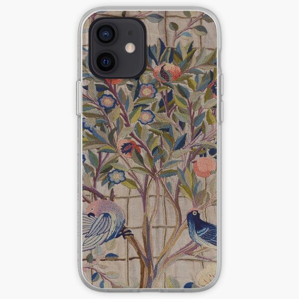 William Morris Kelmscott Trellis Embroidery iPhone Soft Case