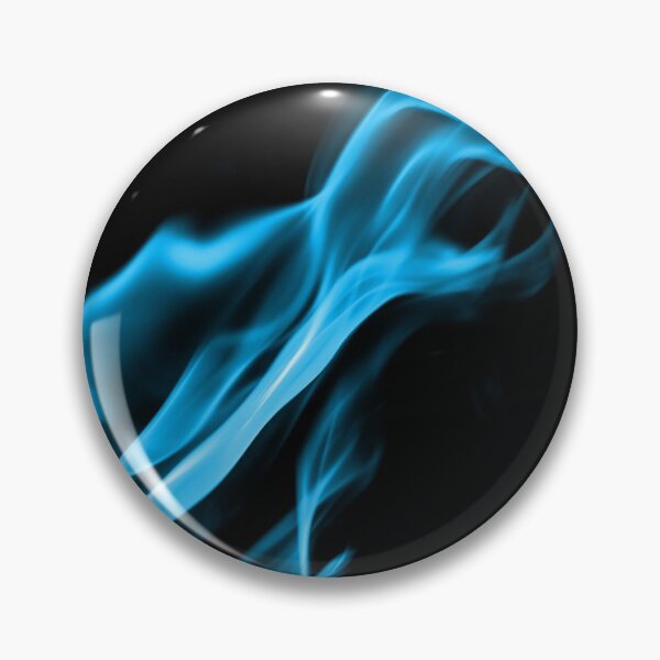 Item preview, Sky Blue Flames on Black Background designed and sold by Darcy777.