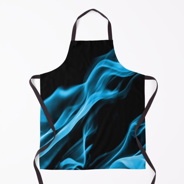 Item preview, Sky Blue Flames on Black Background designed and sold by Darcy777.