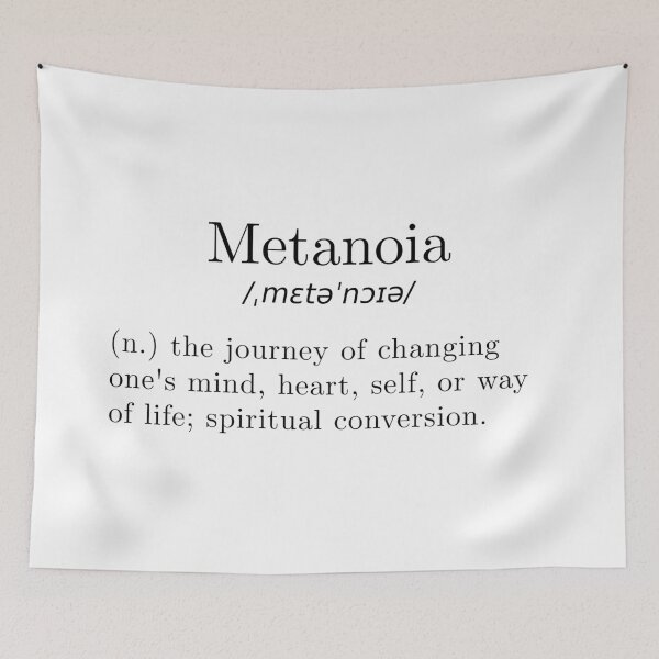 Item preview, Metanoia - Beautiful Greek Word designed and sold by Zooone.
