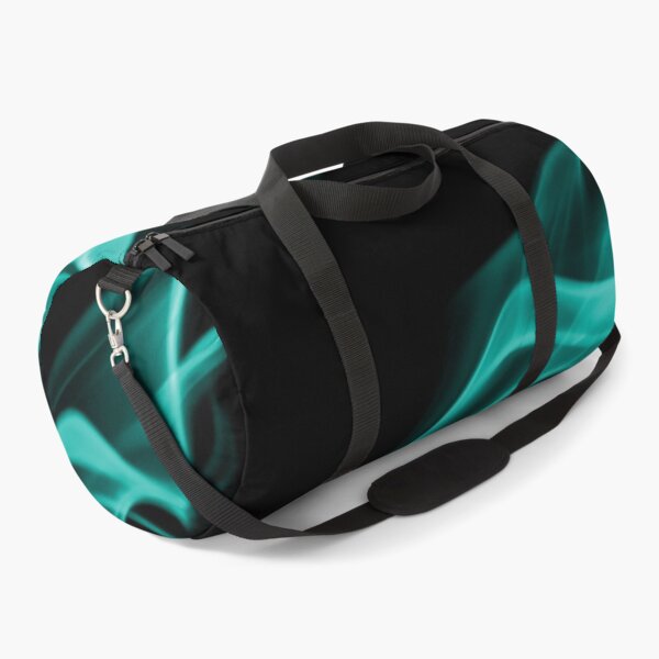 Item preview, Teal Flames on Black Background designed and sold by Darcy777.
