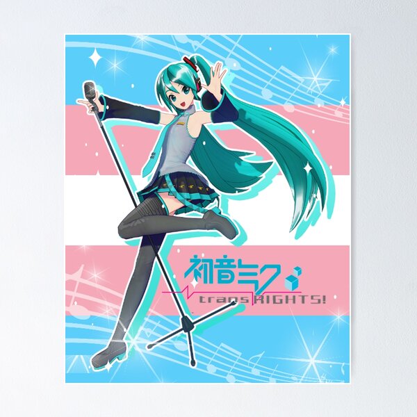 VOCALOID Hatsune Miku LGBT Pride Vinyl Stickers: Gay, Lesbian, Pan, Bi,  Ace, Nonbinary, Trans, 3in -  Israel