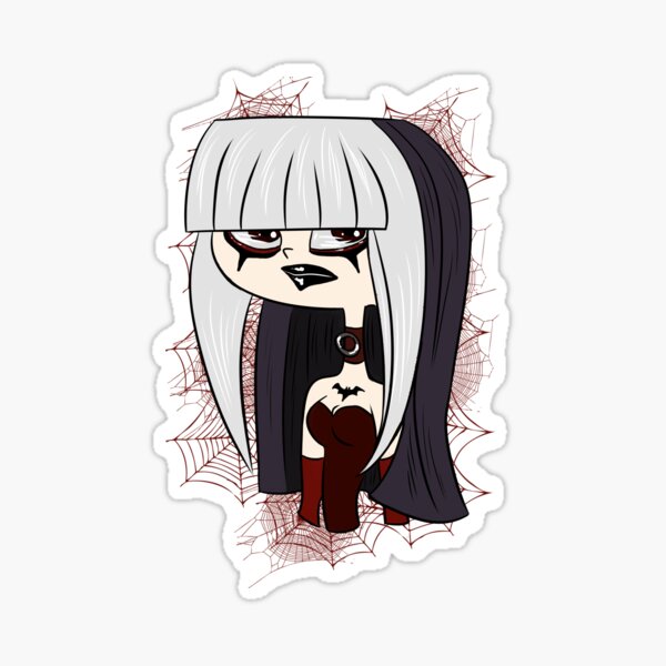Crimson Gothic Drama Sticker