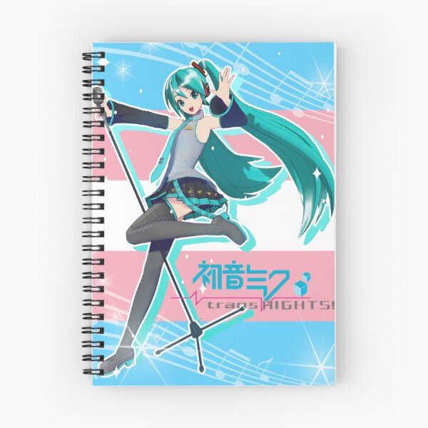 Aperçu de l'œuvre affiche des droits trans hatsune miku créée et vendue par AwkwardBadger.