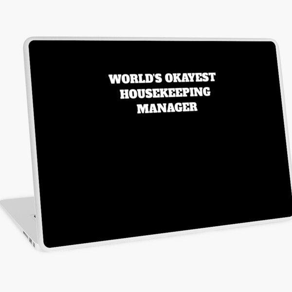 Item preview, Worlds okayest housekeeping manager cleaning designed and sold by Jeangel97.