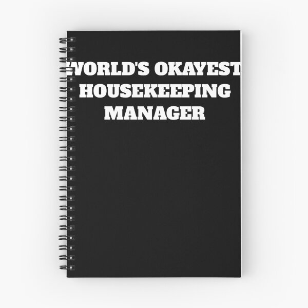 Item preview, Worlds okayest housekeeping manager cleaning designed and sold by Jeangel97.