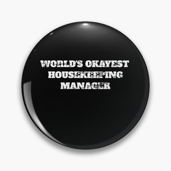 Item preview, Worlds okayest housekeeping manager cleaning Retro Vintage designed and sold by Jeangel97.