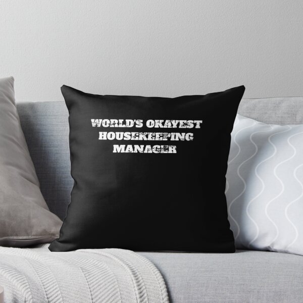 Item preview, Worlds okayest housekeeping manager cleaning Retro Vintage designed and sold by Jeangel97.