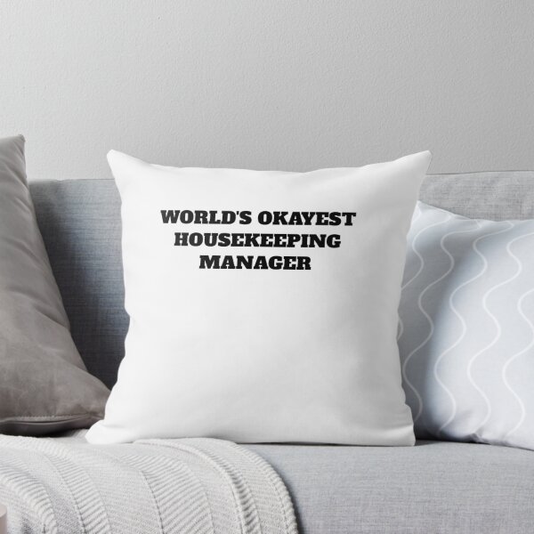 Item preview, Worlds okayest housekeeping manager cleaning designed and sold by Jeangel97.