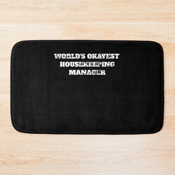 Item preview, Worlds okayest housekeeping manager cleaning Retro Vintage designed and sold by Jeangel97.