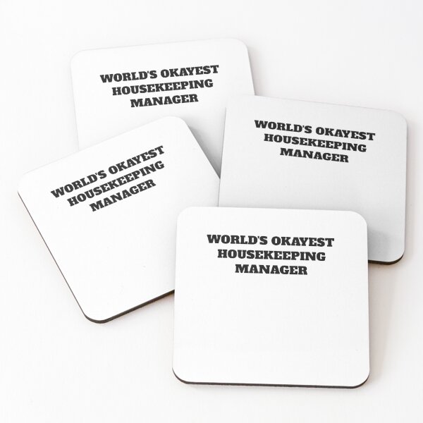 Item preview, Worlds okayest housekeeping manager cleaning designed and sold by Jeangel97.