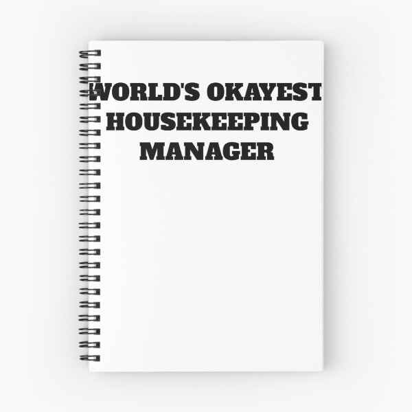 Item preview, Worlds okayest housekeeping manager cleaning designed and sold by Jeangel97.
