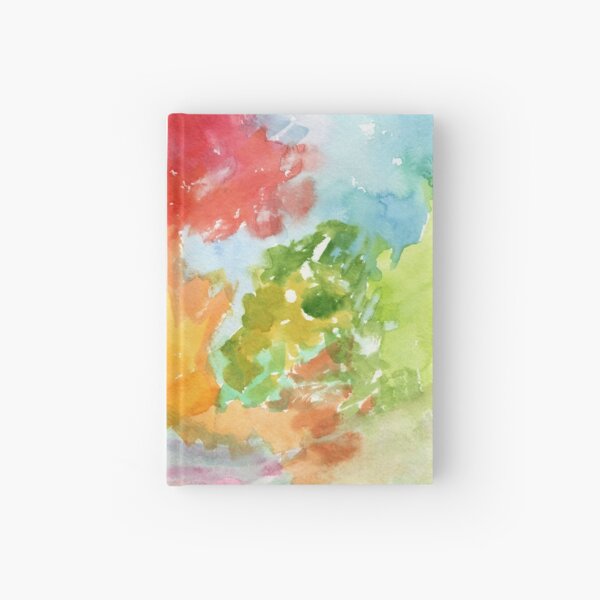 Autumn Arboretum Abstract Painting by Carrie Lacey Boerio Hardcover Journal