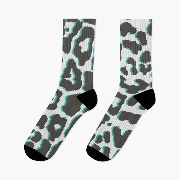 Item preview, Faux Jaguar with Black and Turquoise Spots designed and sold by Gabriela Simon.
