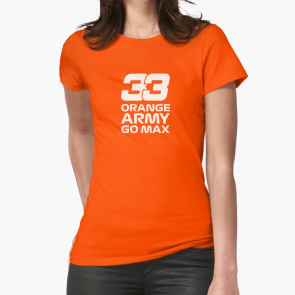 orange max verstappen shirt