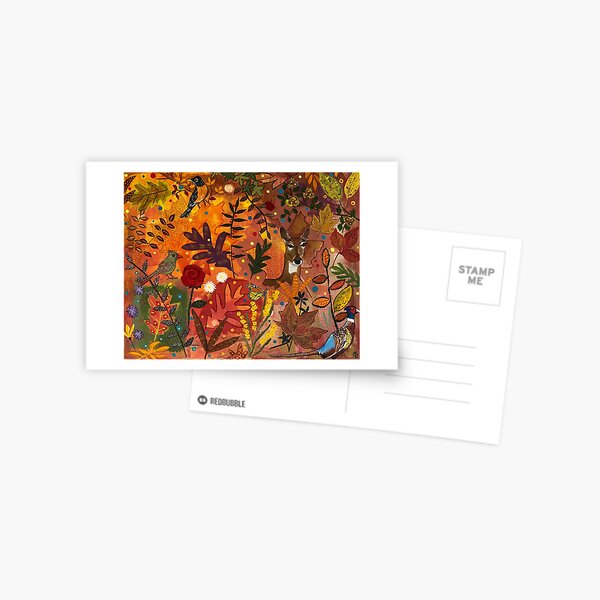 October in the Forest Postcard