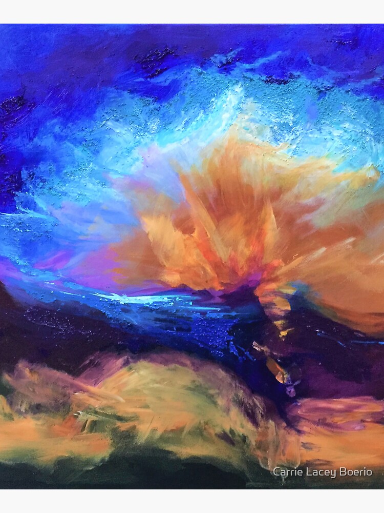 Color Burst Painting by Carrie Lacey Boerio by cboerio