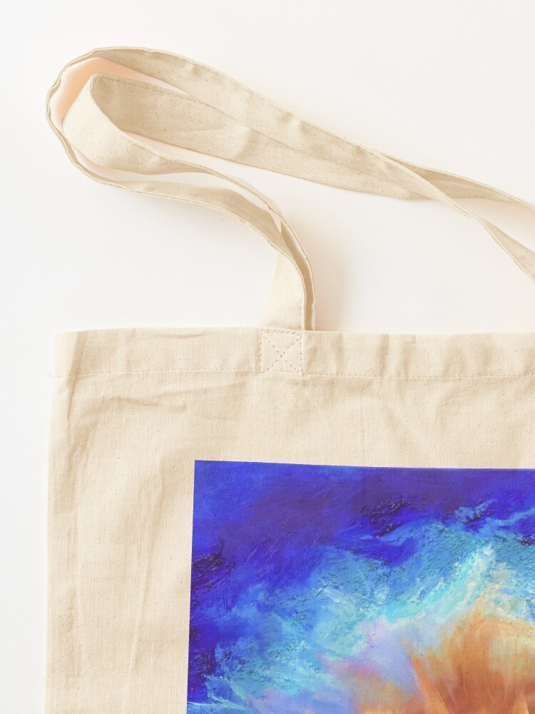 Alternate view of Color Burst Painting by Carrie Lacey Boerio Tote Bag