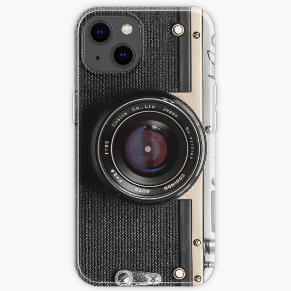 Classic vintage camera | retro photographer nostalgia | gold 01 iPhone Soft Case