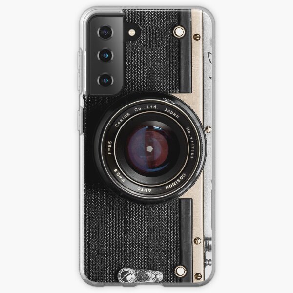 Classic vintage camera | retro photographer nostalgia | gold 01 Samsung Galaxy Soft Case