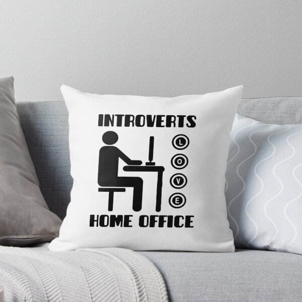 Item preview, Introverts love home office designed and sold by the-nic-001.