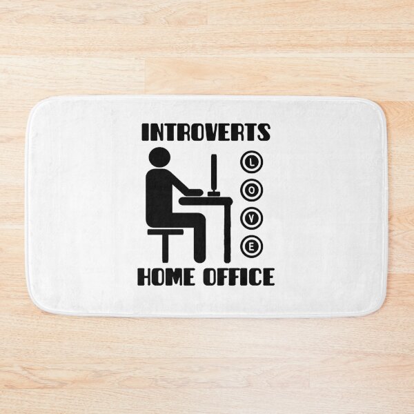 Item preview, Introverts love home office designed and sold by the-nic-001.