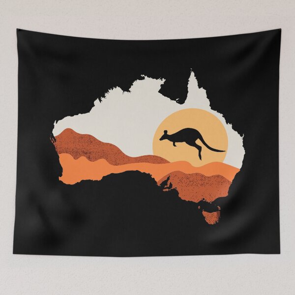 Item preview, Australia Silhouette Double Exposure designed and sold by InvestingRoad.